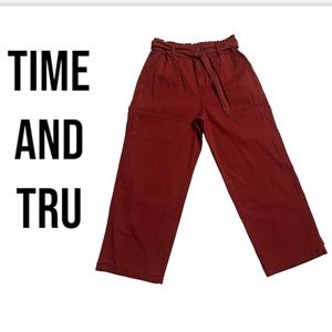 Time and tru paper bag pants size 12